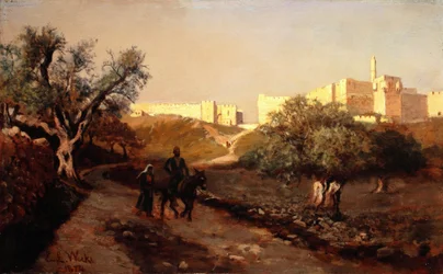 Le mura di Gerusalemme, 1874